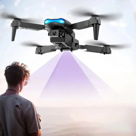 E88 Drone with 4K HD Dual Camera Foldable Barometric