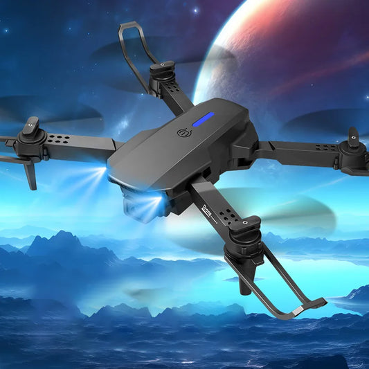 E88 Drone with 4K HD Dual Camera Foldable Barometric