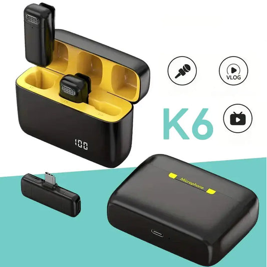 K6 Wireless Lavalier Microphone