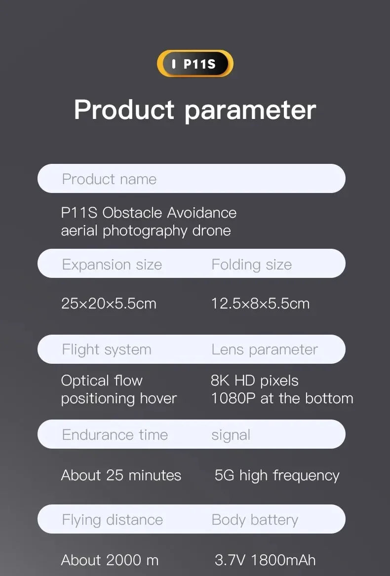 Xiaomi Mijia P11Pro Max Drone 8K